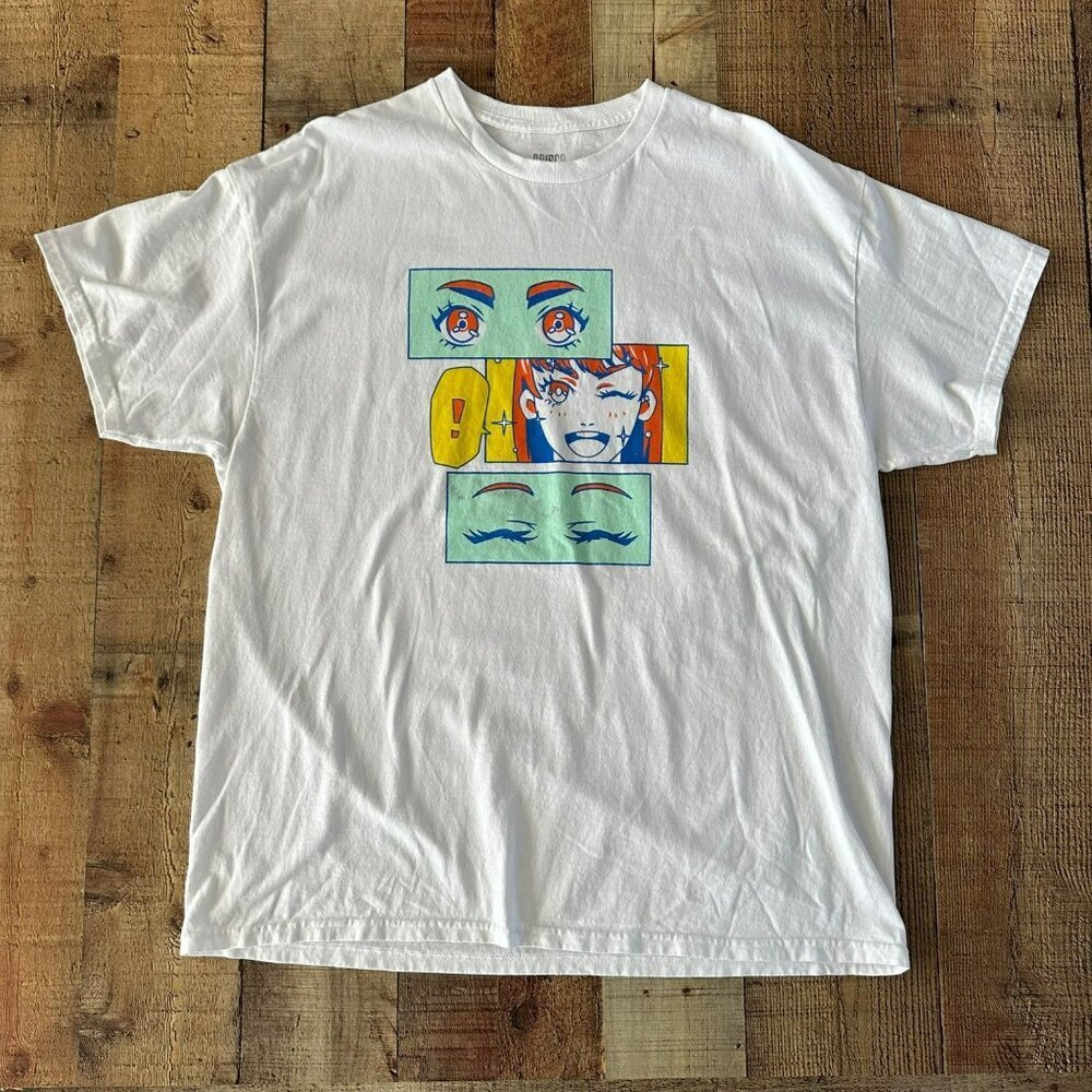 Brisco Brands Men’s size XL Anime Graphic Short Sleeve T-Shirt Tee
